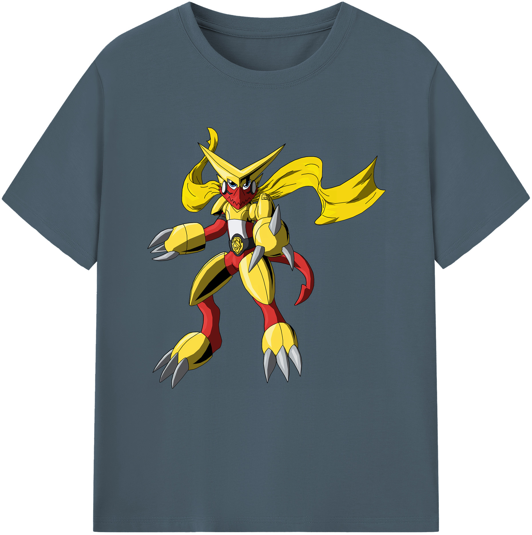 （画像用） Digimon デジタルモンスター/デジモン 綿100％半袖Tシャツ（フロントプリント）